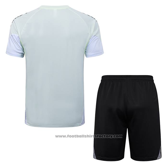 Tracksuit Al-ahli Saudi Short Sleeve 2025-2026 White - Shorts
